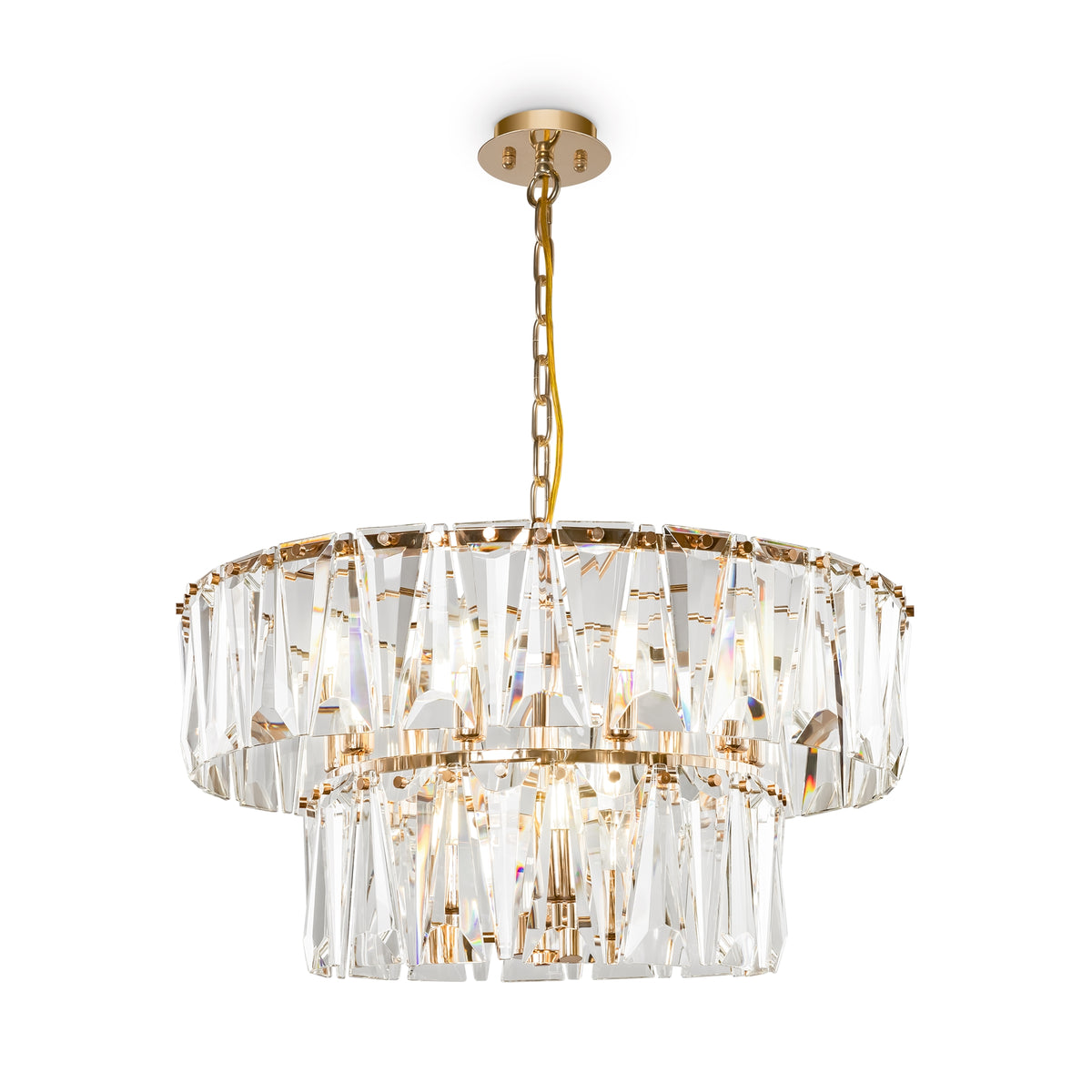 Lampada a sospensione Puntes - Maytoni - Oro - MOD043PL-12G