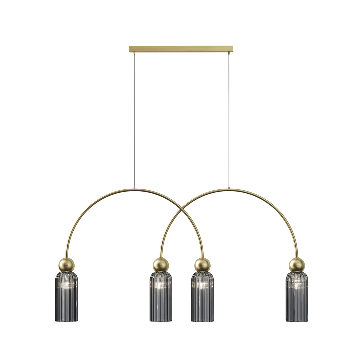 Lampada a sospensione Antic - Maytoni - Oro - MOD302PL-04GR