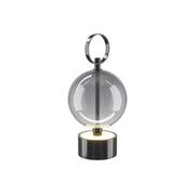 Lampada da tavolo ricaricabile Double Moon - Maytoni - Nero - MOD478RL-L3B3K