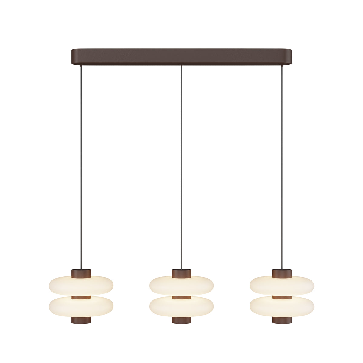 Lampada a sospensione Nuvem - Maytoni - Marrone - MOD497PL-L23BRK