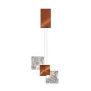 Lampada a sospensione Quadro - Maytoni - Rame - MOD519PL-L8C3K