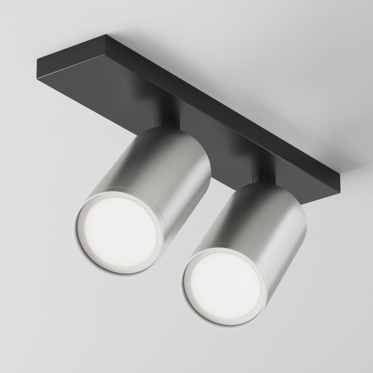 SET 4 PEZZI · Lampada da soffitto FOCUS S GU10 2x10W - Maytoni - Nero - C051CL-U-02BS · prezzo per 4 pezzi