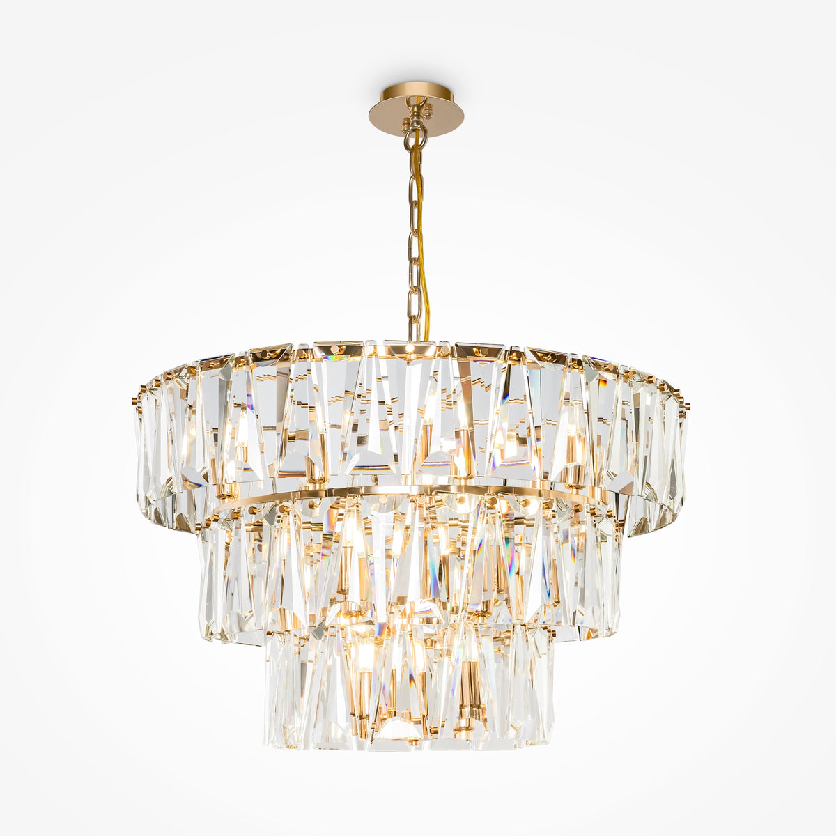 Lampada a sospensione Puntes - Maytoni - Oro - MOD043PL-18G