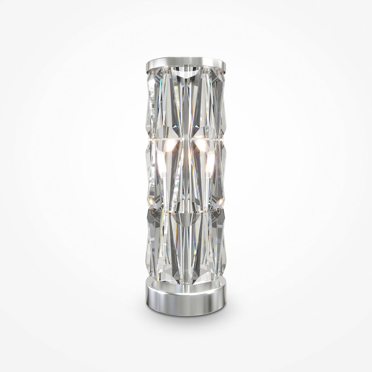 Lampada da tavolo Puntes - Maytoni - Grigio - MOD043TL-02CH