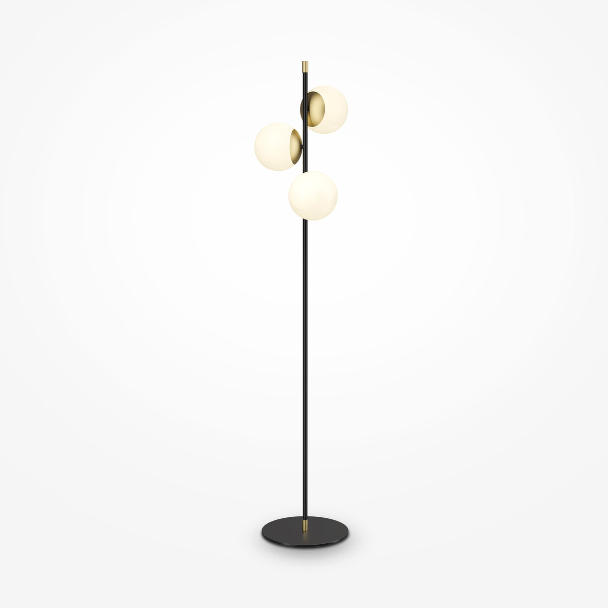 Lampada da terra Nostalgia - Maytoni - Nero - MOD048FL-03G