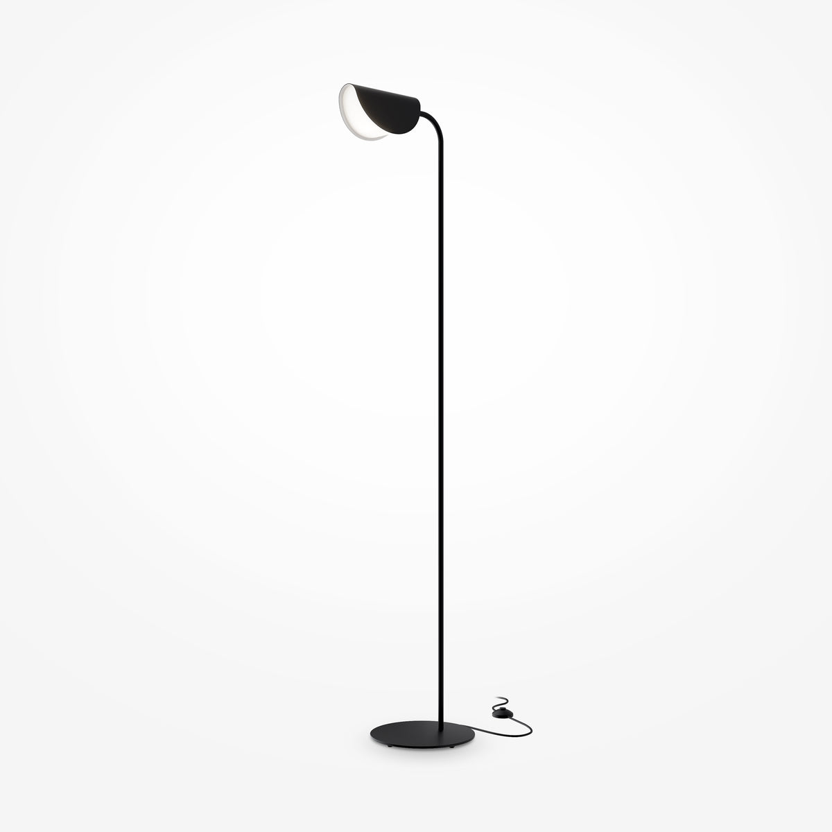 Lampada da terra Mollis - Maytoni - Nero - MOD126FL-01B