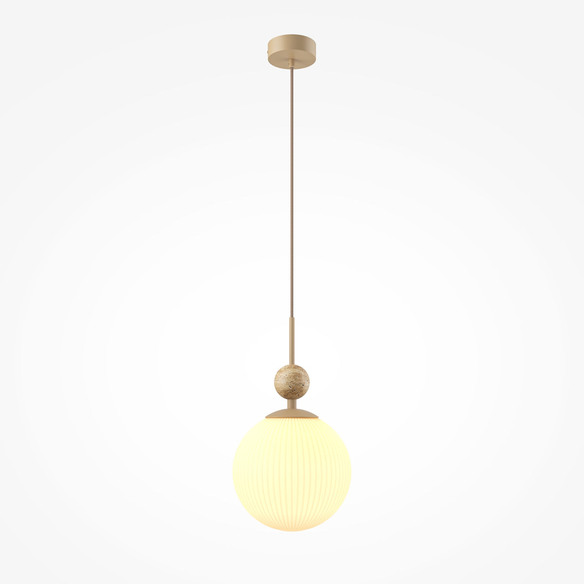 Lampada a sospensione Tavo - Maytoni - Beige - MOD453PL-01BG