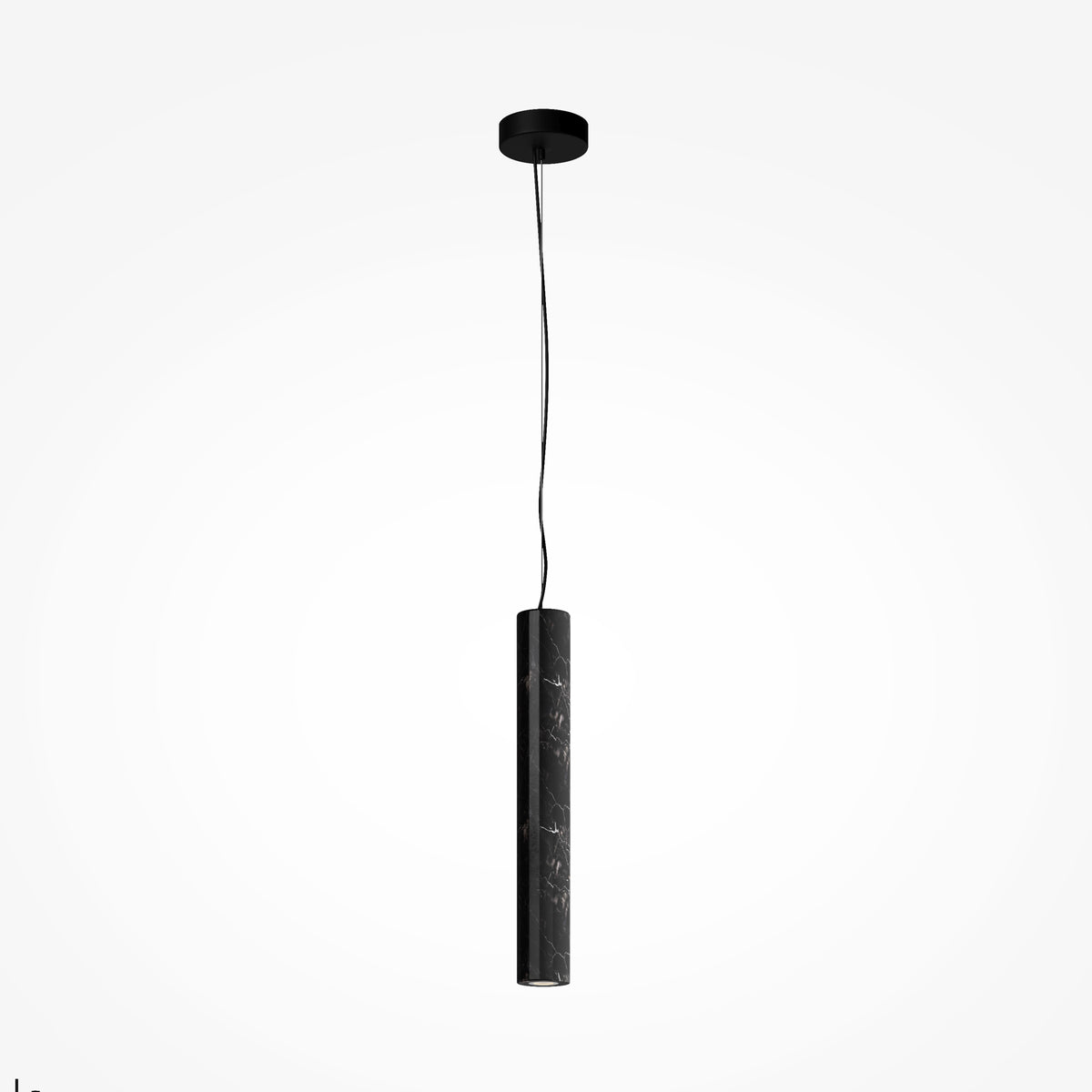 Lampada a sospensione Basic Texture - Maytoni - Nero - MOD461PL-L5BK