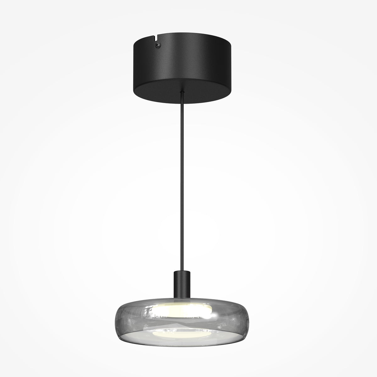 Lampada a sospensione Float - Maytoni - Nero - MOD498PL-L13BK1