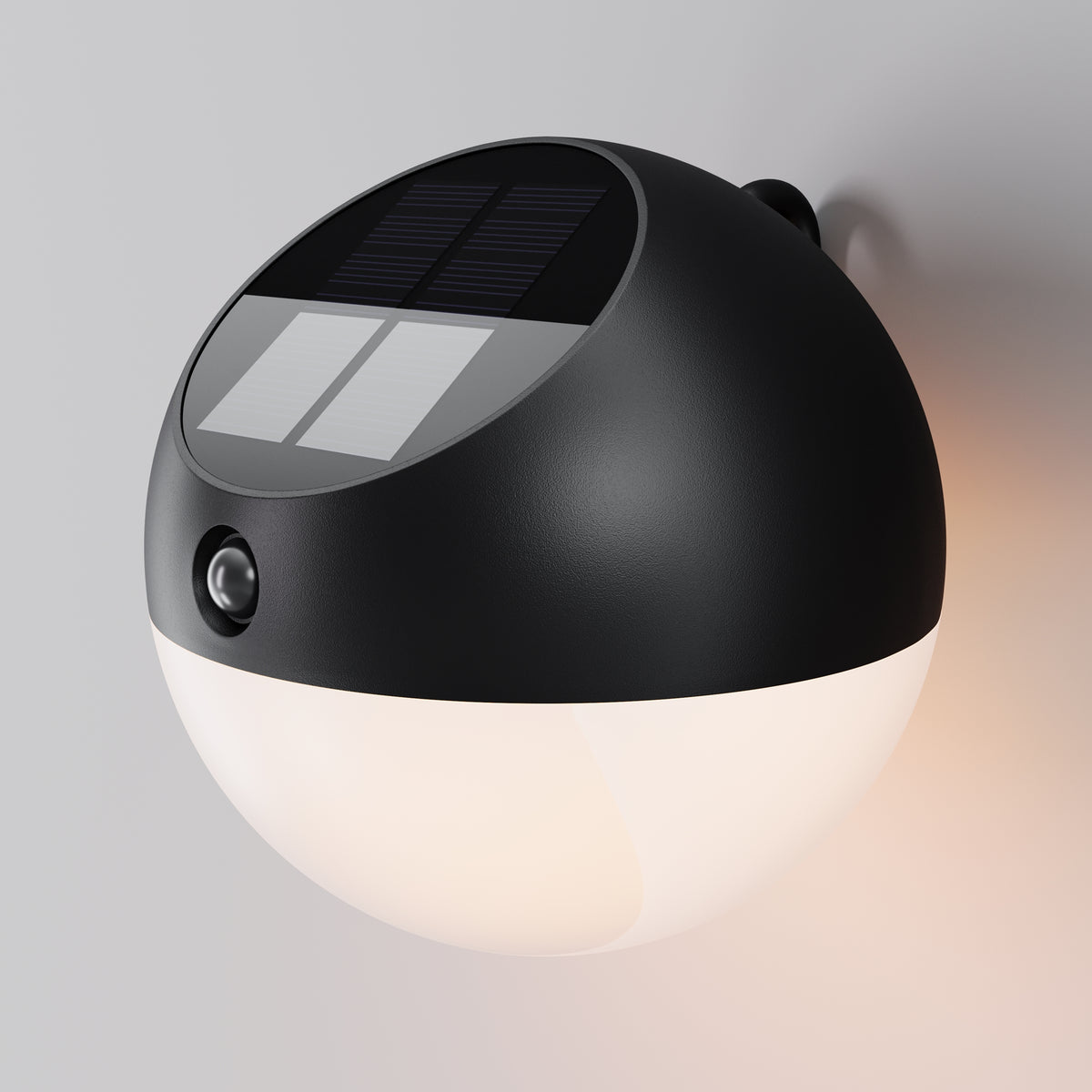 Lampada solare a sospensione da esterno Lactea - Maytoni - Nero - O147PL-L2BK