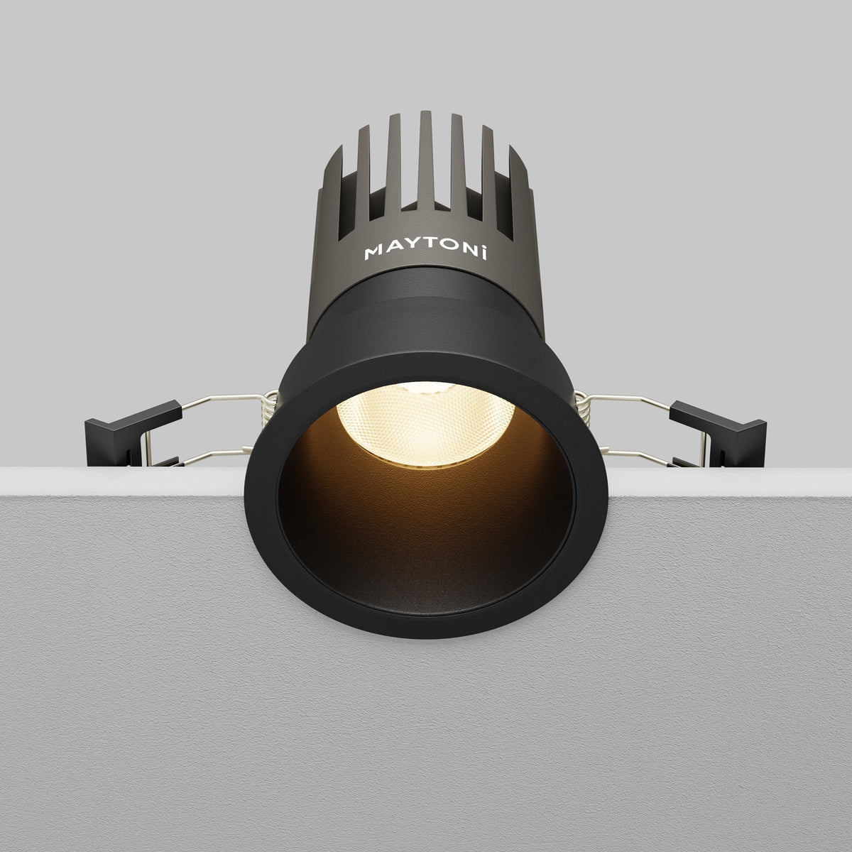 Faretto da incasso Dip - Maytoni - Nero - DL118-15W-3K-B