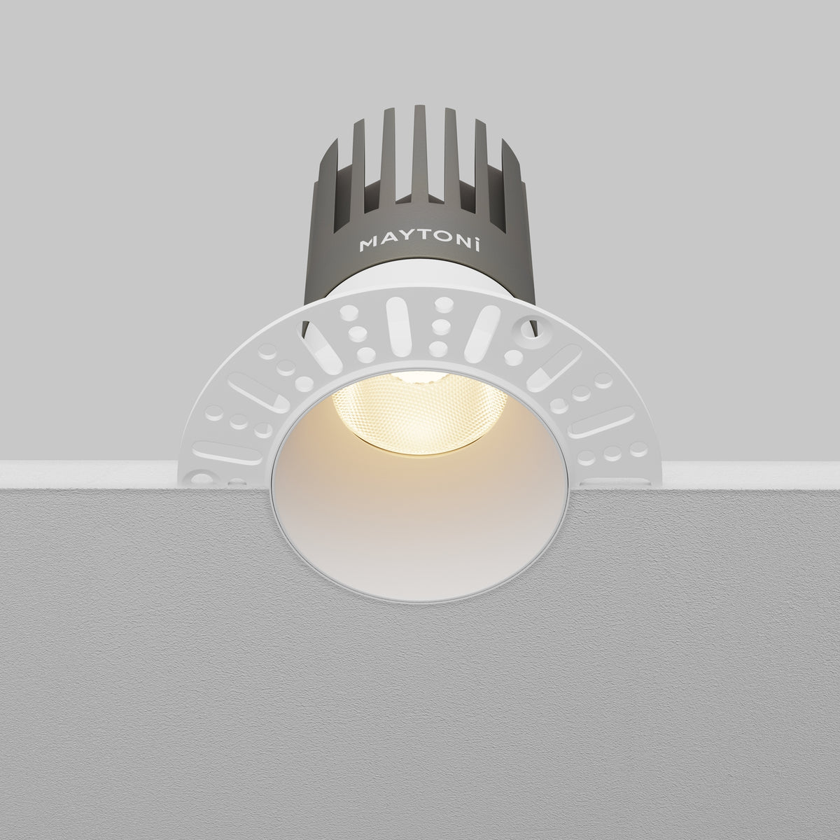 Faretto da incasso Dip - Maytoni - Bianco - DL122-15W-3K-TRS-W