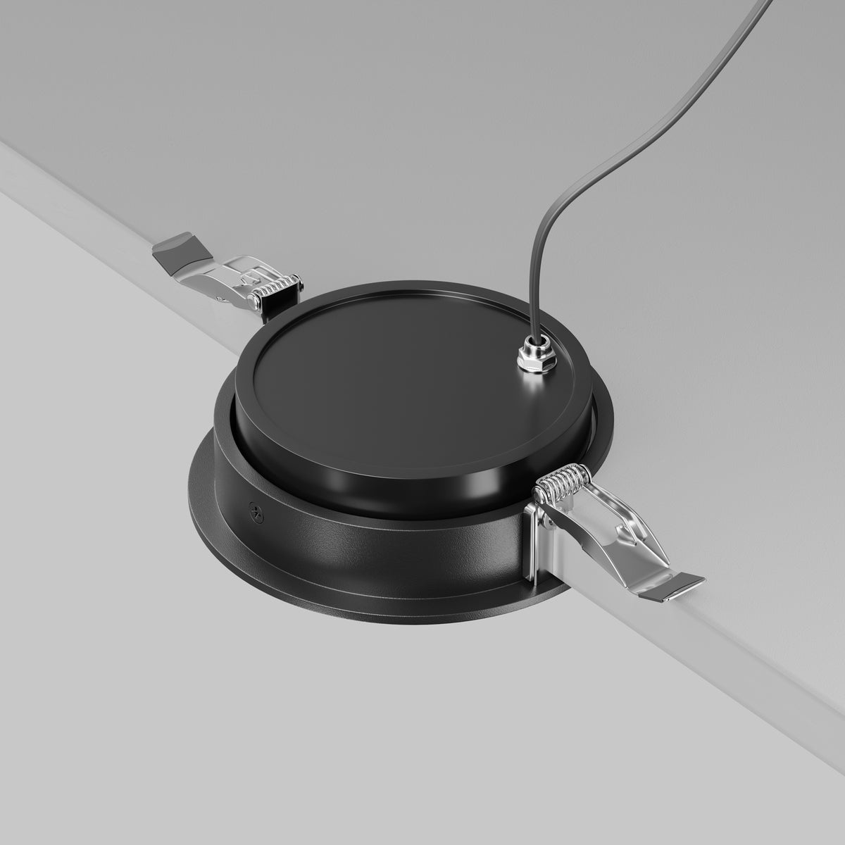 Faretto da incasso Lens - Maytoni - Nero - DL105-12W3K-B