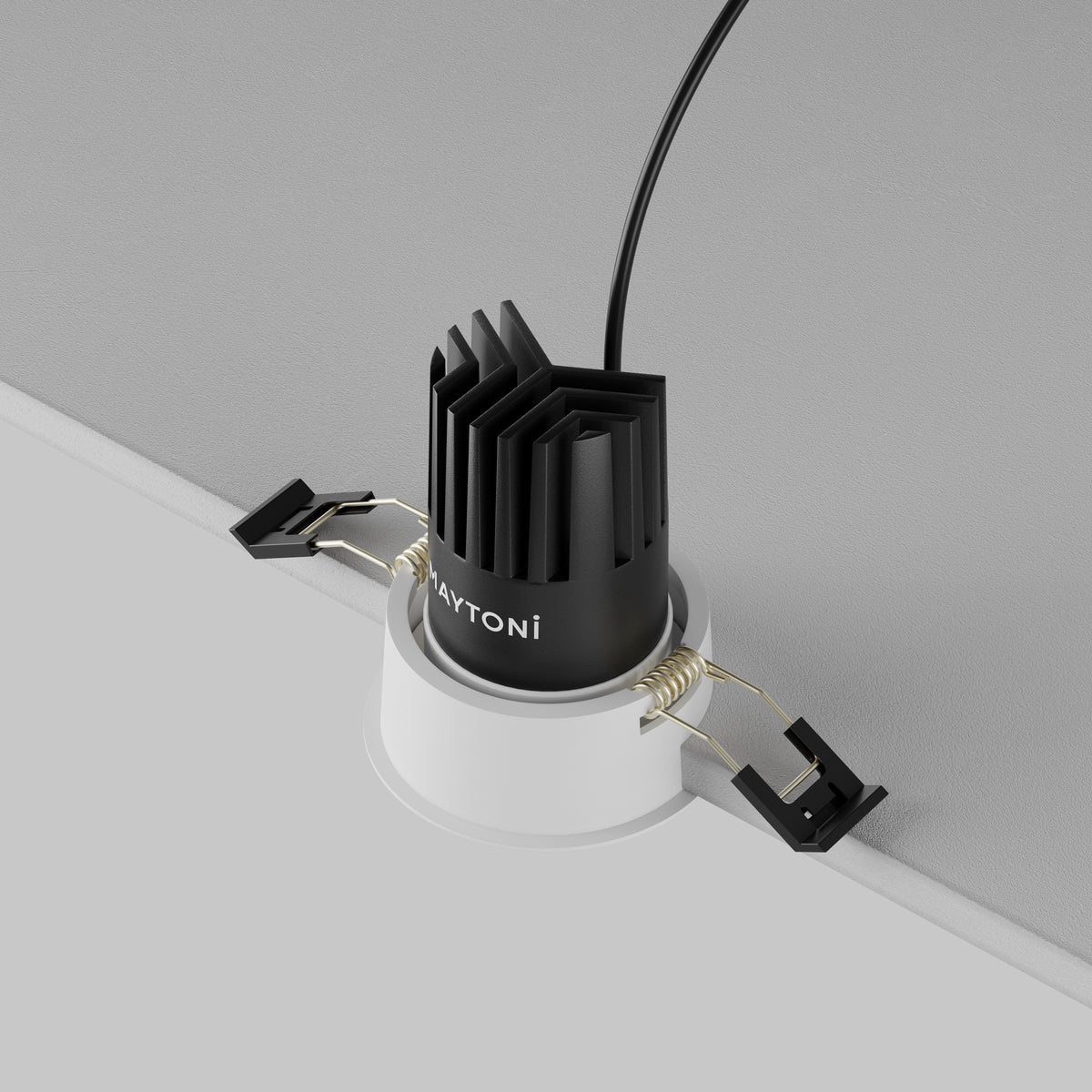 Faretto da incasso Dip - Maytoni - Bianco - DL115-10W-2.7K-W