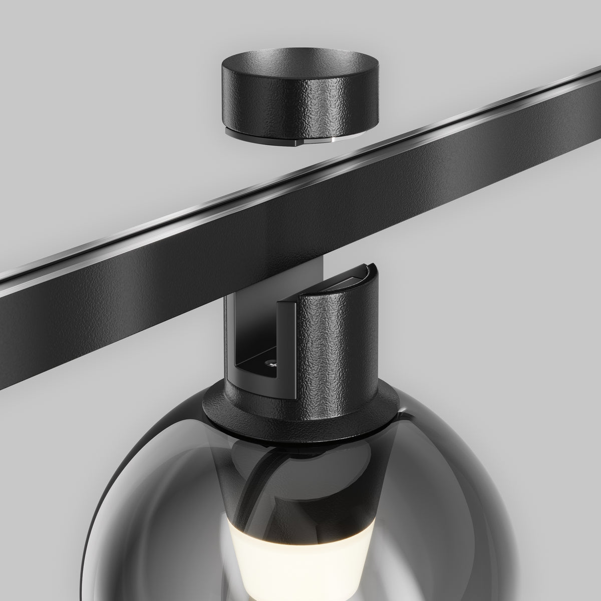 Faretto per binario Bubble - Maytoni - Nero - TR148-1-3W3K-B-DE