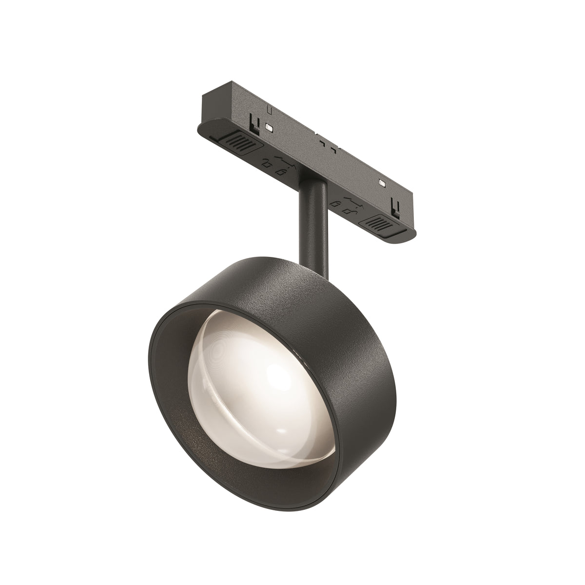 Faretto per binario Lens - Maytoni - Nero - TR217-4-15WTW-DD2-B