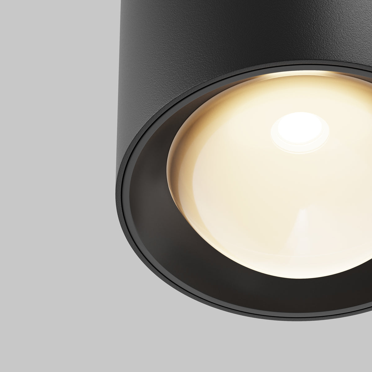 Lampada da soffitto Lens - Maytoni - Nero - C217CL-15W3K-B