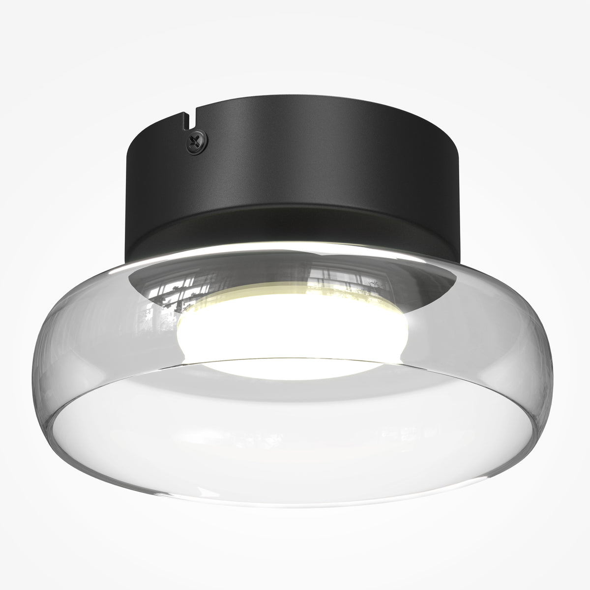 Lampada da soffitto Float - Maytoni - Nero - MOD498CL-L13BK