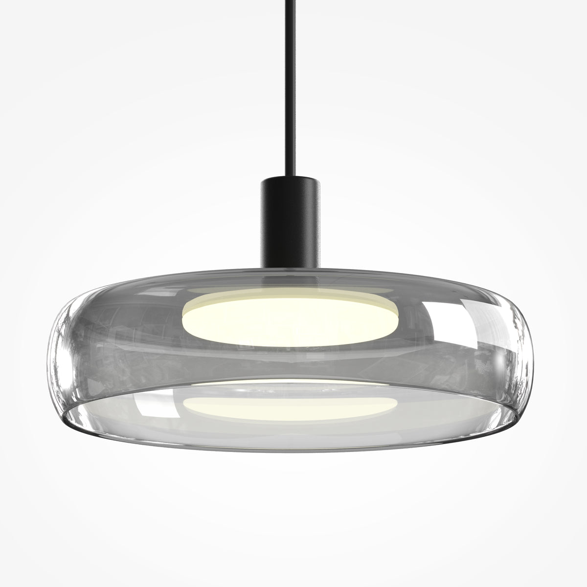 Lampada a sospensione Float - Maytoni - Nero - MOD498PL-L13BK1