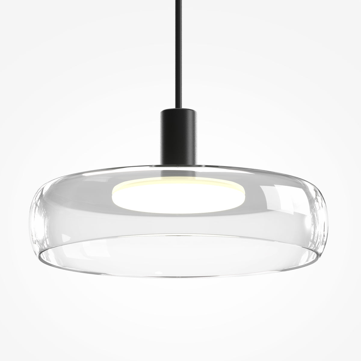 Lampada a sospensione Float - Maytoni - Nero - MOD498PL-L13BK