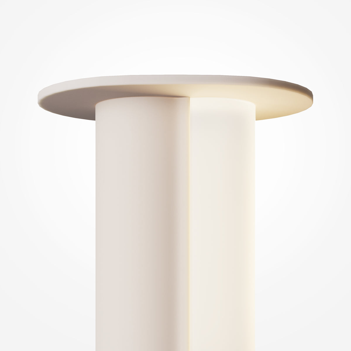 Lampada da tavolo ricaricabile Asym - Maytoni - Beige - MOD510TL-L1,5BGK