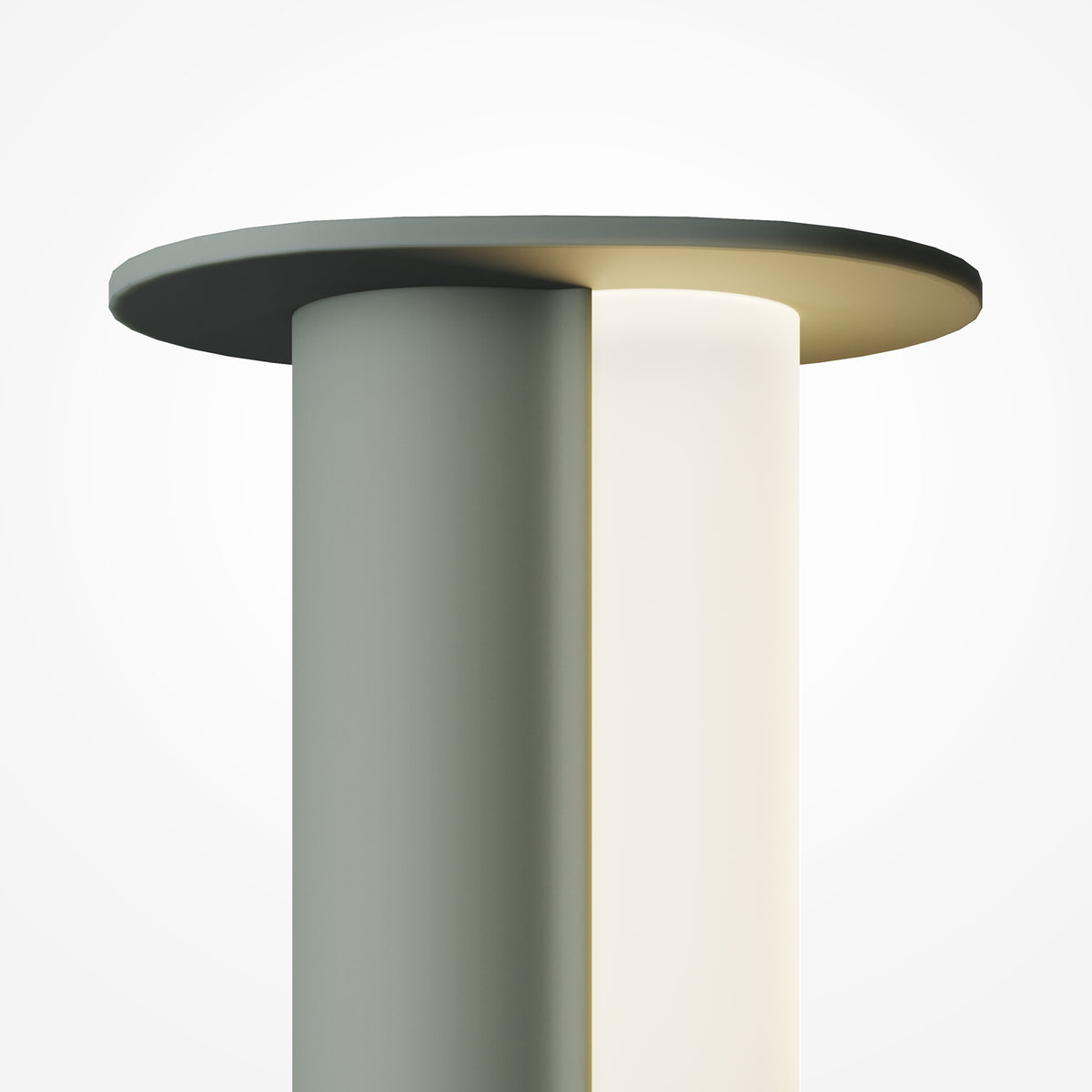 Lampada da tavolo ricaricabile Asym - Maytoni - Verde - MOD510TL-L1,5GNK
