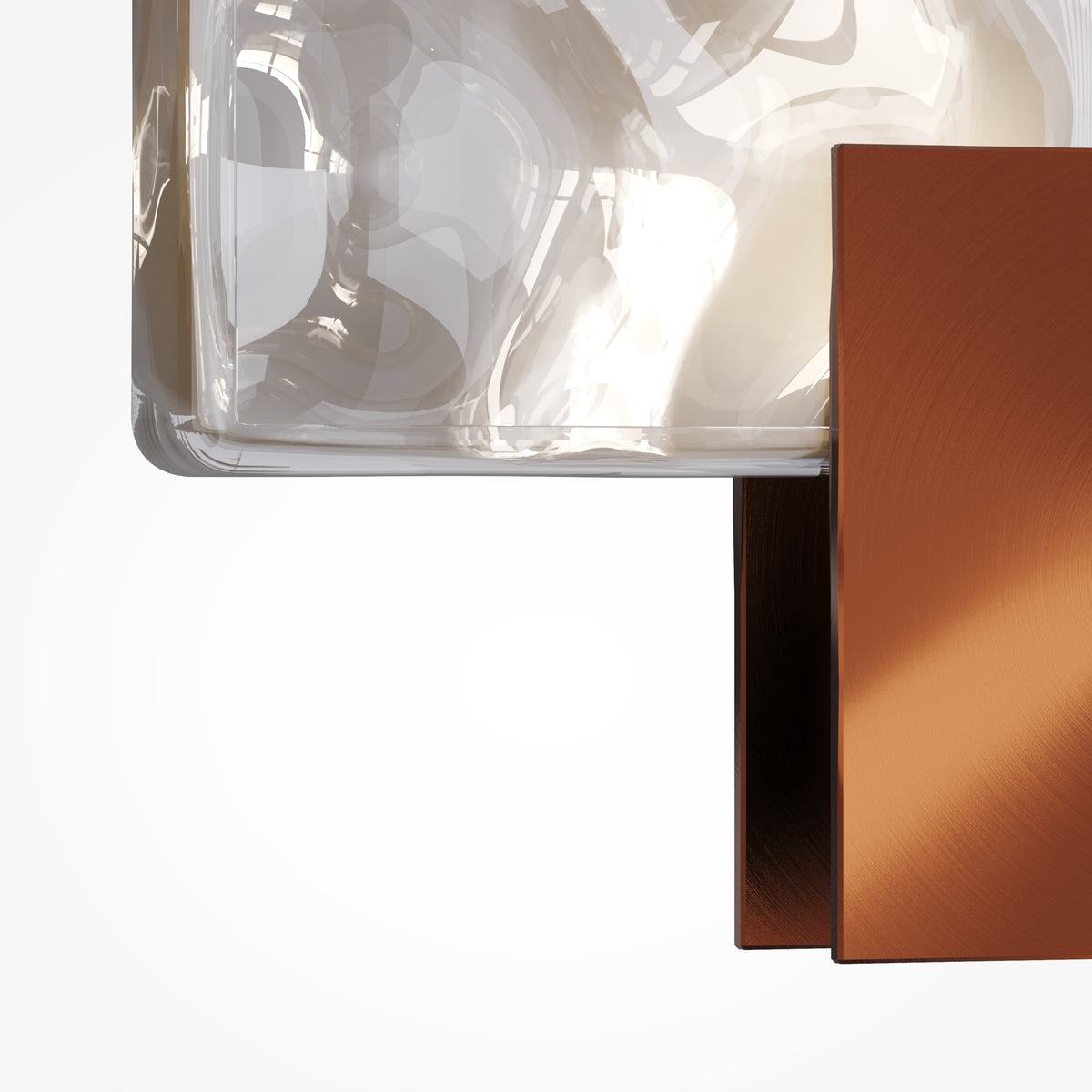 Lampada a sospensione Quadro - Maytoni - Rame - MOD519PL-L8C3K