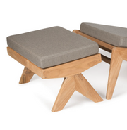 Cuscino outdoor per Footstool Kangaroo Teak - Sunbrella