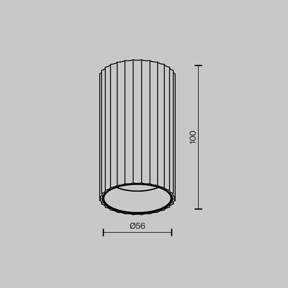 SET 4 PEZZI · Lampada da soffitto Calipso - Maytoni - Bianco - C106CL-01-GU10-W · prezzo per 4 pezzi