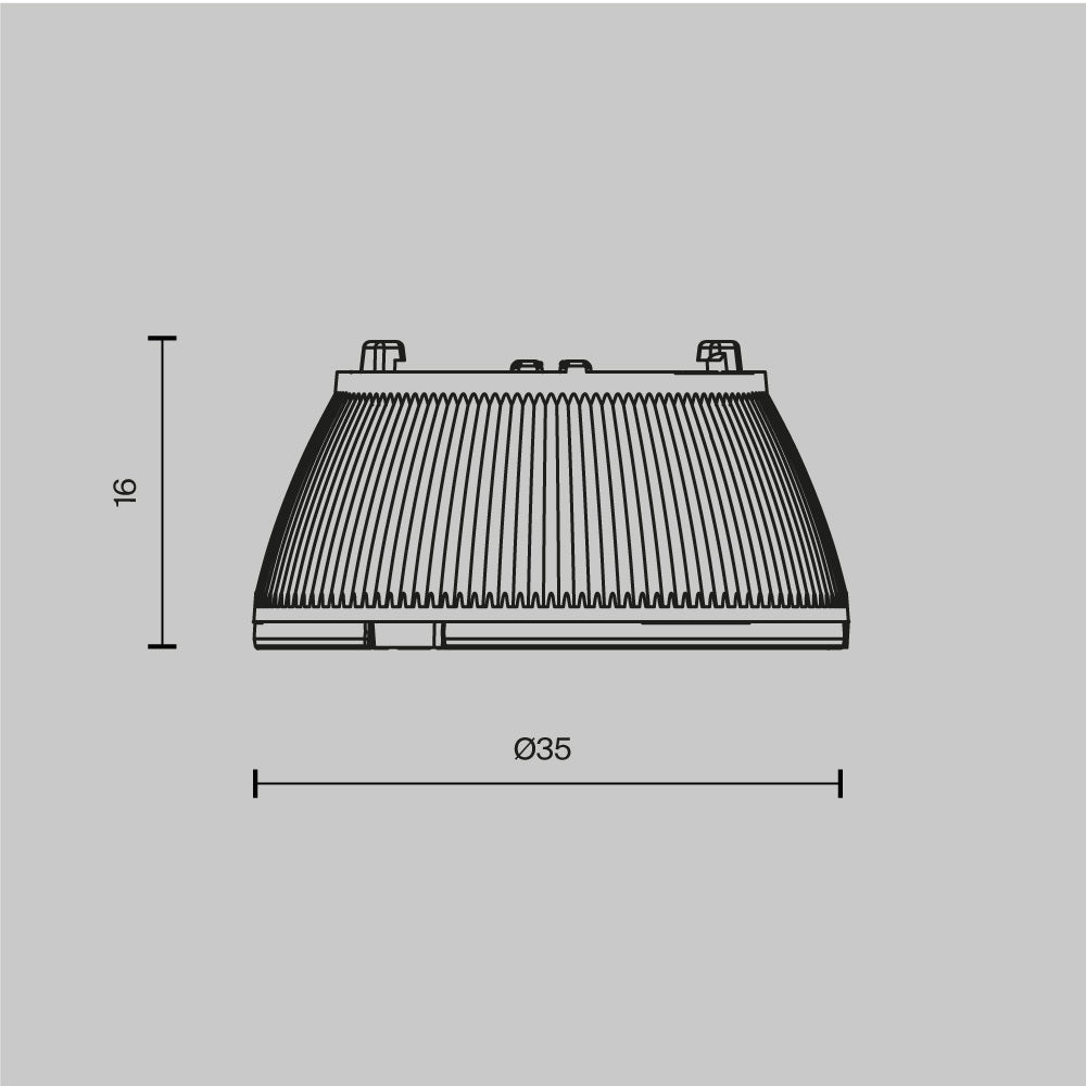 Lente Dip - Maytoni - Trasparente - Lens002D35-10W