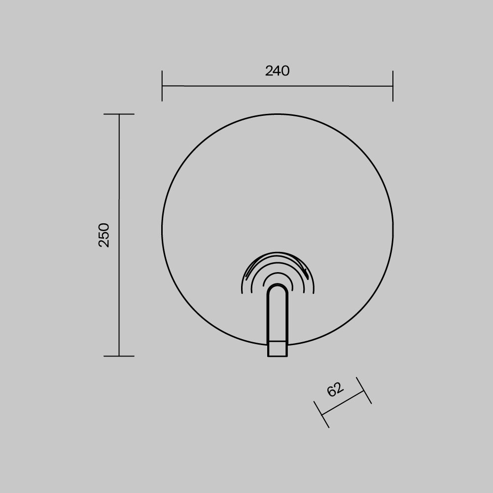 Lampada a muro Regatta - Maytoni - Ottone - MOD481WL-L8BS3K