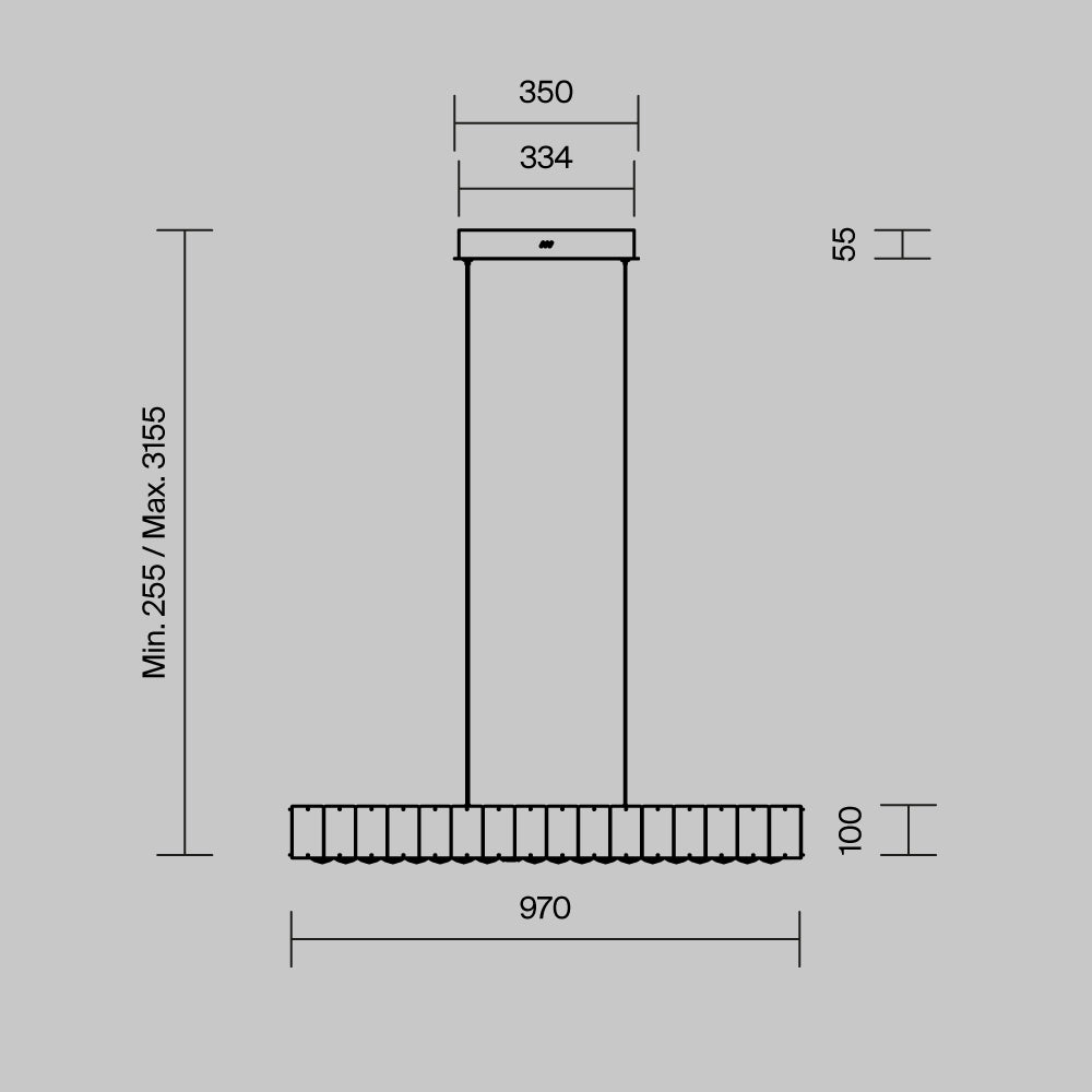 Lampada a sospensione Majesty - Maytoni - Oro - MOD517PL-L28BS3K