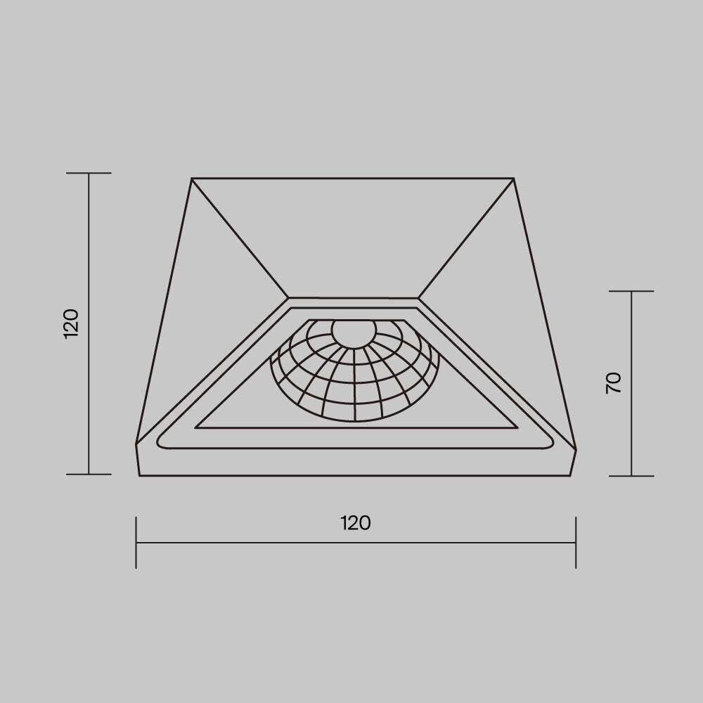 Illuminazione facciate Beekman - Maytoni - Nero - O577WL-L5B