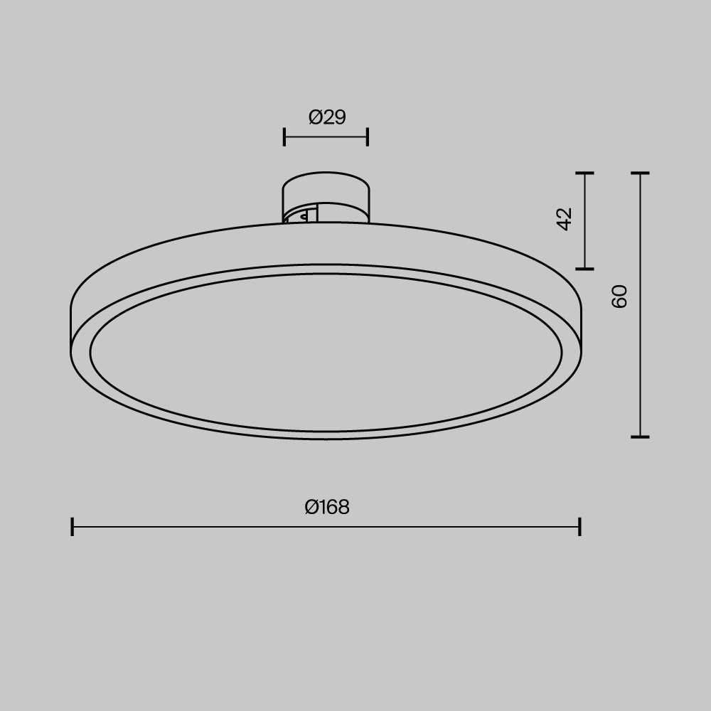 Faretto per binario Plato - Maytoni - Nero - TR153-1-10W3K-B-DE