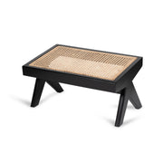 Footstool Kangaroo - Charcoal Black - Pierre Jeanneret Edition