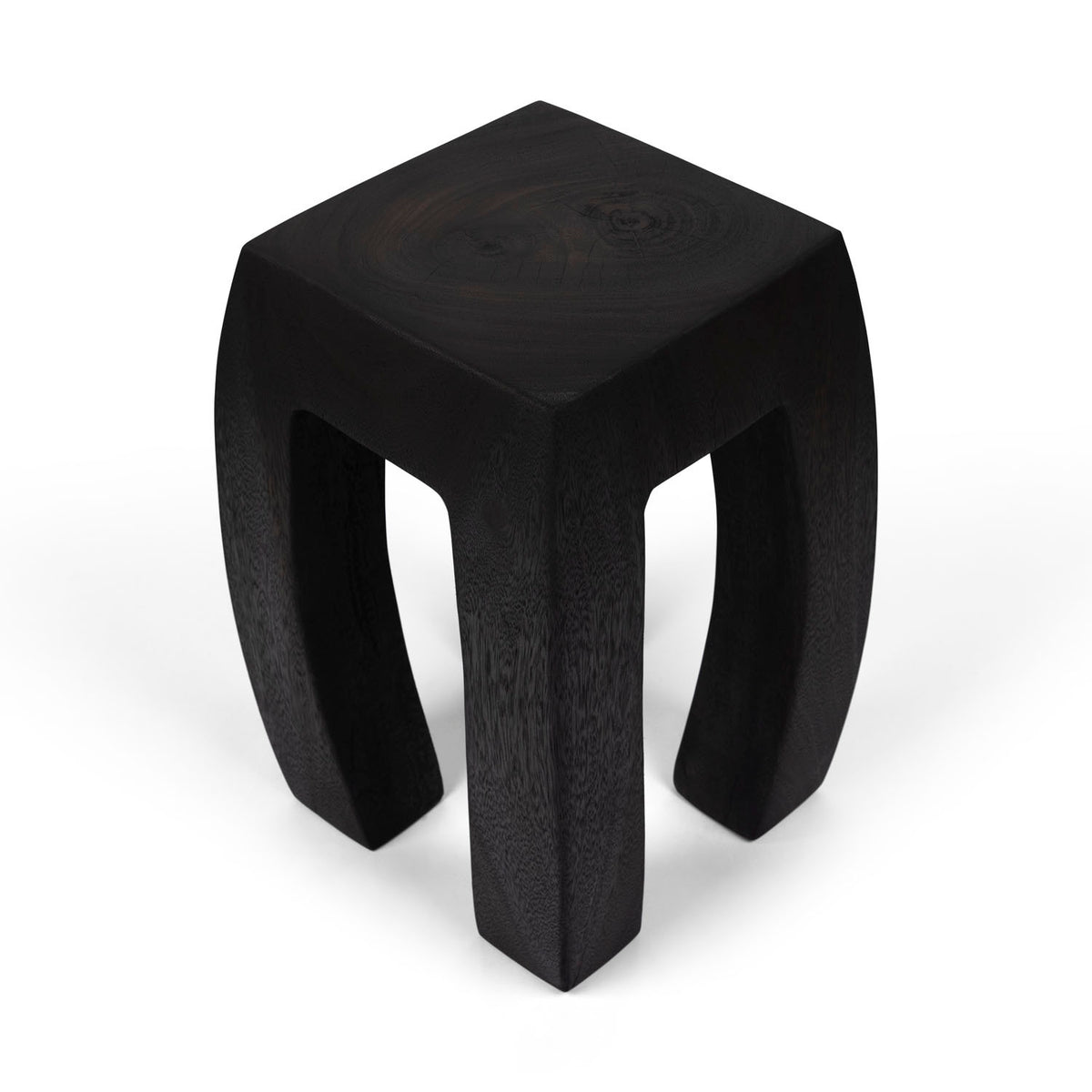 Tavolino in legno massello Stool S.A.S. 001 - Charcoal Black