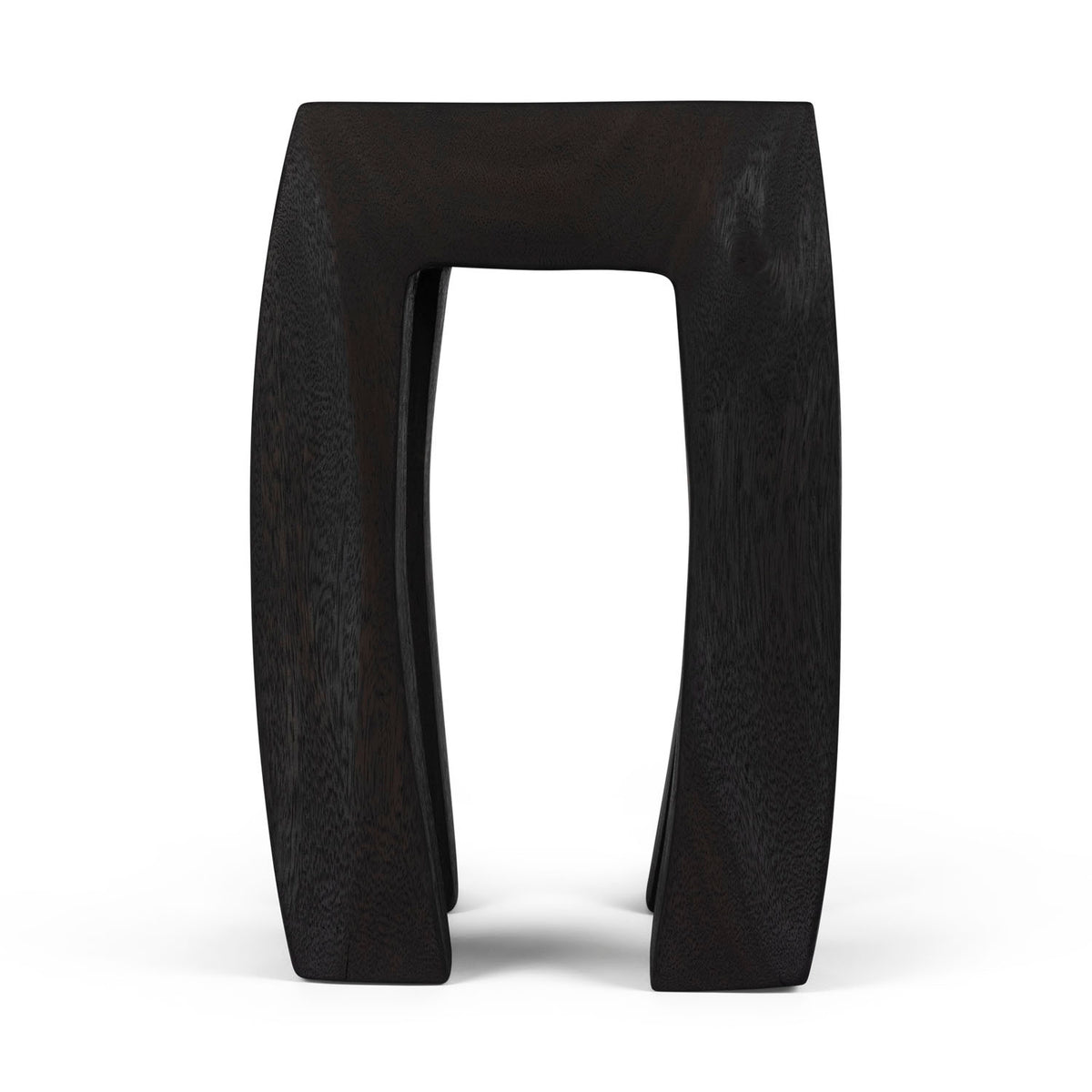 Tavolino in legno massello Stool S.A.S. 001 - Charcoal Black