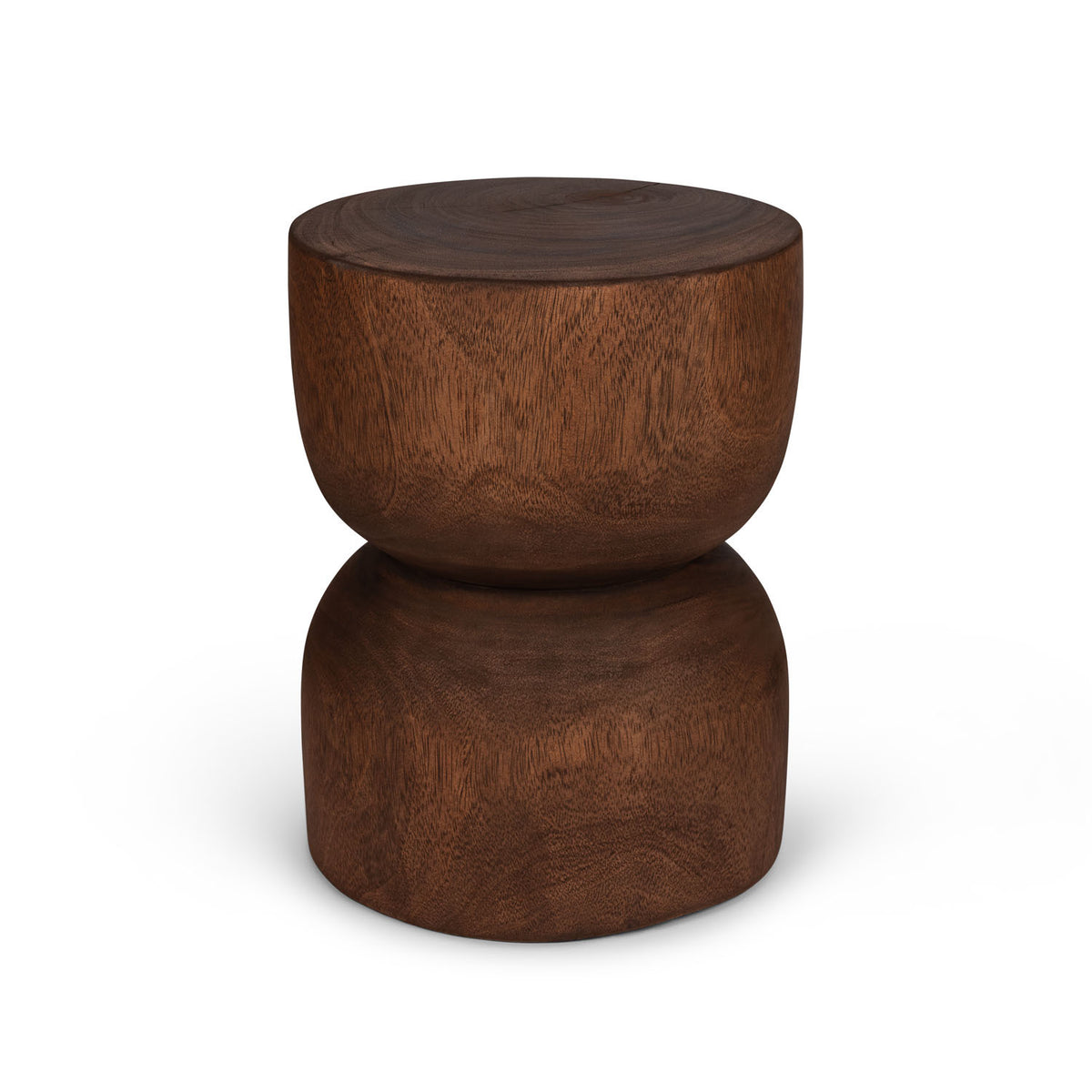Tavolino in legno massello Stool S.A.S. 004 - Dark Brown