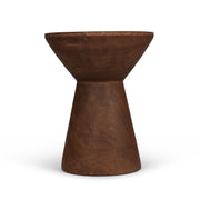 Tavolino in legno massello Stool S.A.S. 006 - Dark Brown