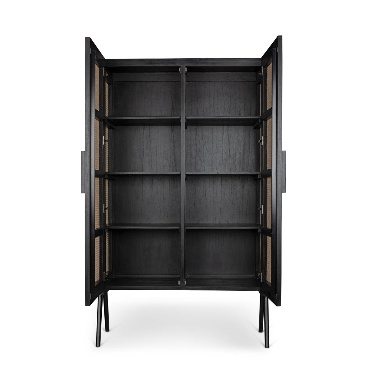 Armadio Storage Cabinet Lucien - Charcoal Black - Pierre Jeanneret Edition