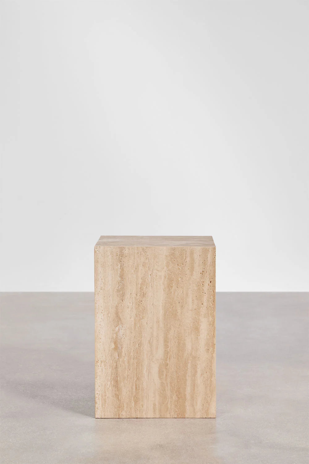 Aluret - Comodino quadrato 35x35 cm in pietra naturale