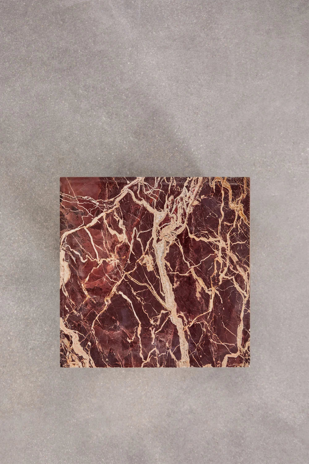 Aluret - Comodino quadrato 35x35 cm in pietra naturale