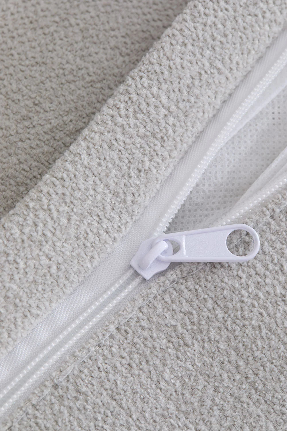 Fogler - Divano componibile angolare in 2 pezzi con chaise longue destra e pouf