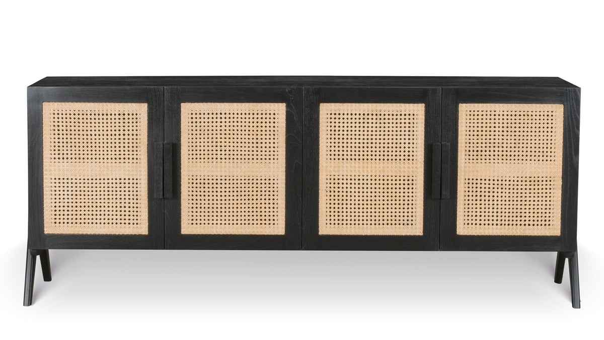 Credenza Storage Dressoir Henri 205cm - Charcoal Black - Pierre Jeanneret Edition