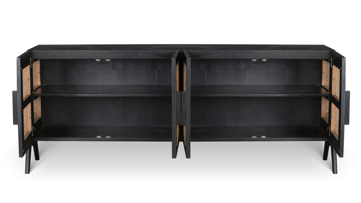 Credenza Storage Dressoir Henri 205cm - Charcoal Black - Pierre Jeanneret Edition