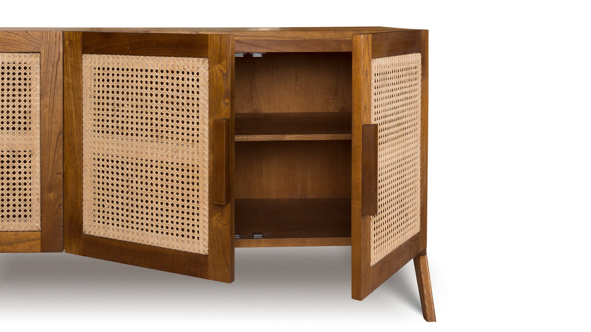 Credenza Storage Dressoir Henri 205cm - Dark Brown - Pierre Jeanneret Edition