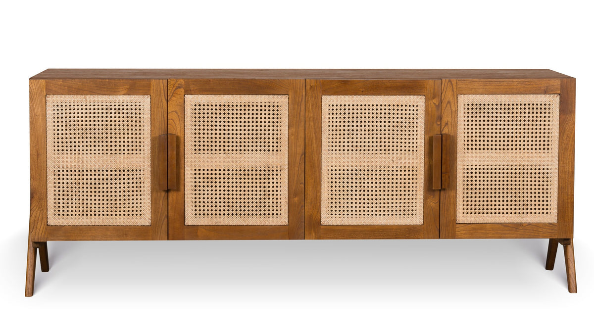 Credenza Storage Dressoir Henri 205cm - Dark Brown - Pierre Jeanneret Edition