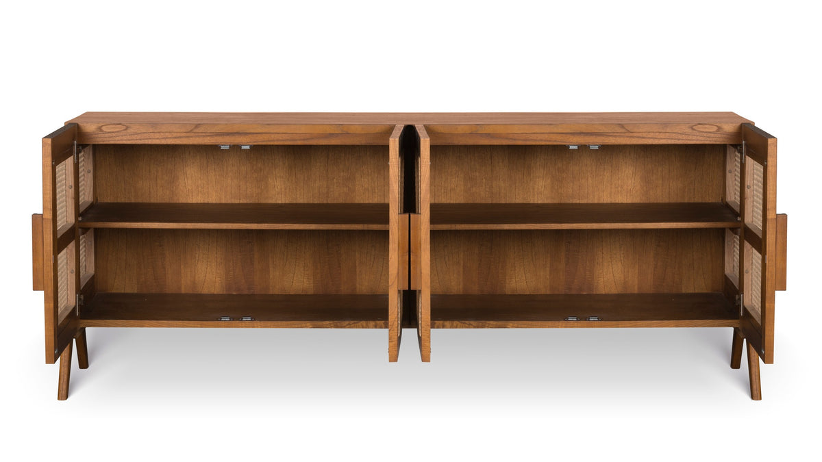 Credenza Storage Dressoir Henri 205cm - Dark Brown - Pierre Jeanneret Edition