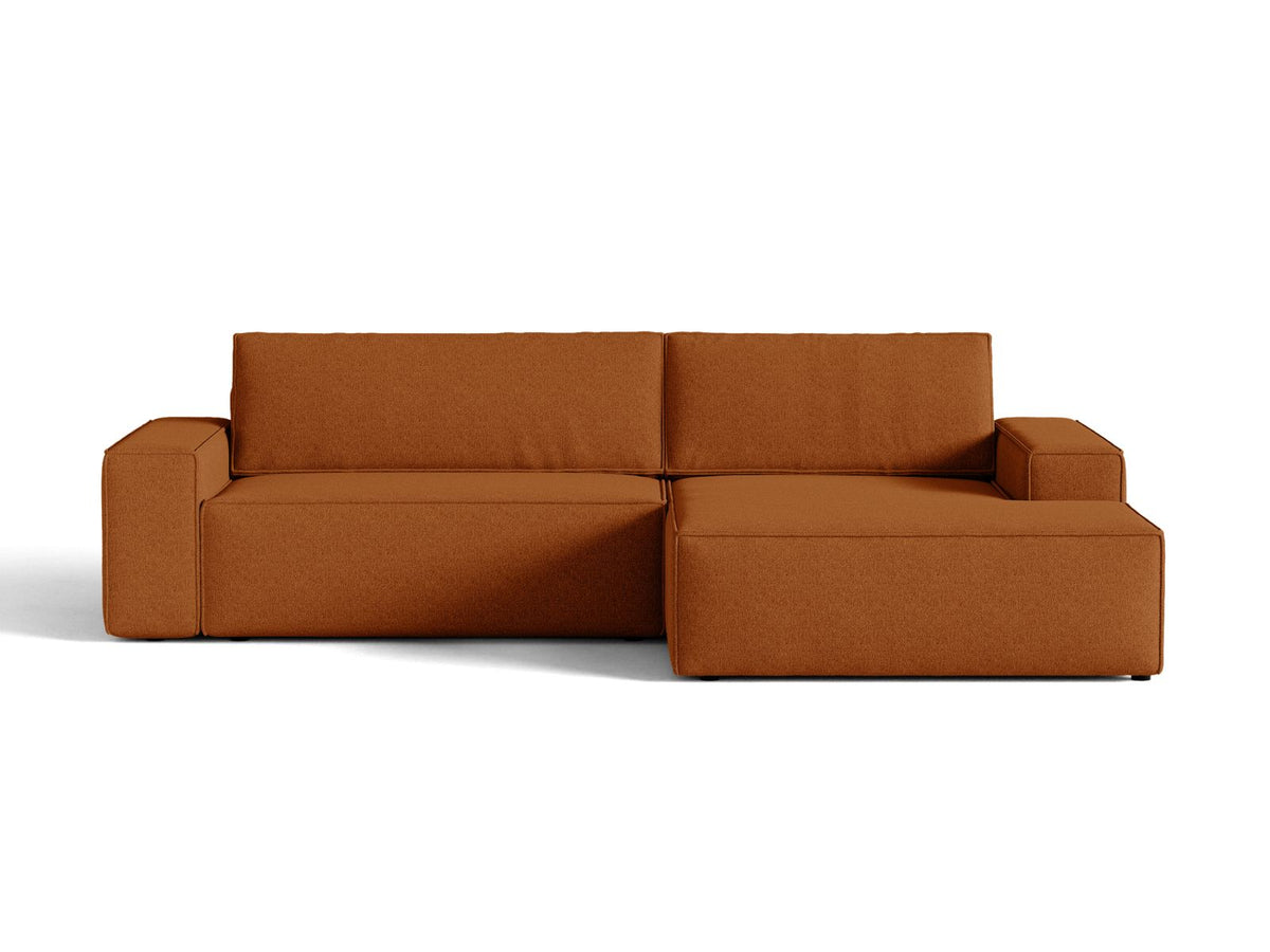 Divano Letto Angolare con Contenitore Jodie, 3 Posti, 151x246x86