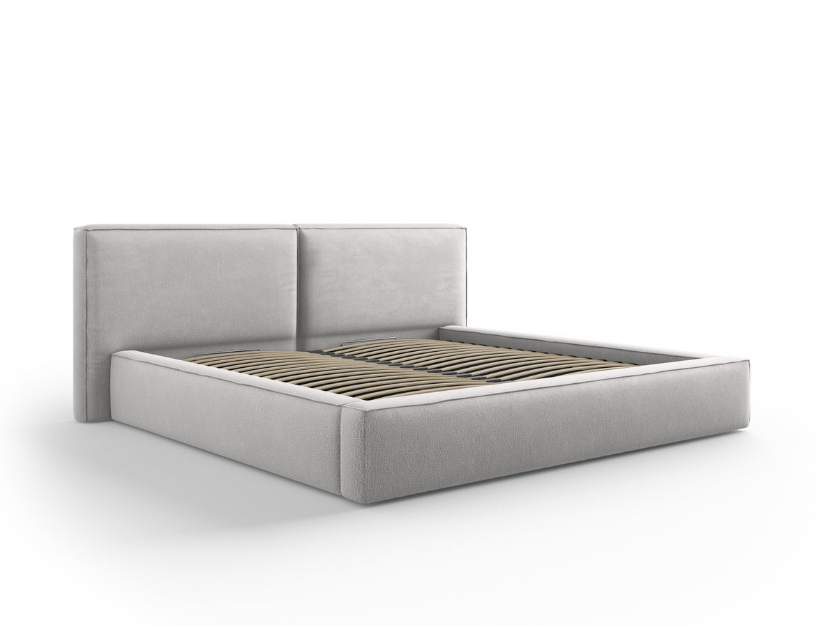 Letto contenitore con testiera doppia, "Jodie", 228x251x97,5